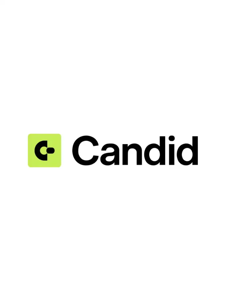 Logo branding of Candid