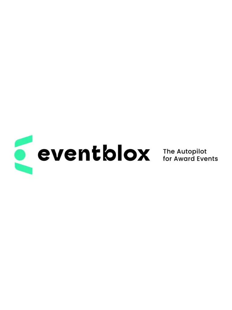 Logo branding of Eventblox - The Autopilot for Award Events