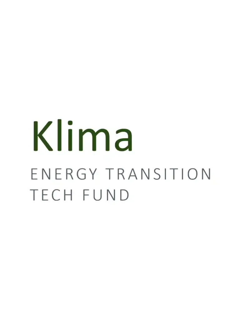 Logo branding of Klima