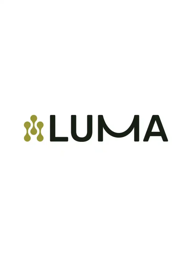 Logo branding of LUMA