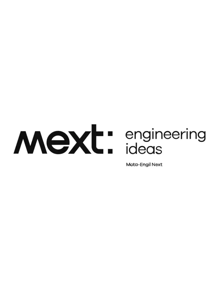 Logo branding of MEXT_Mota-Engil Next