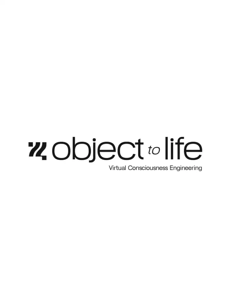 Logo branding of Object2Life - O2L