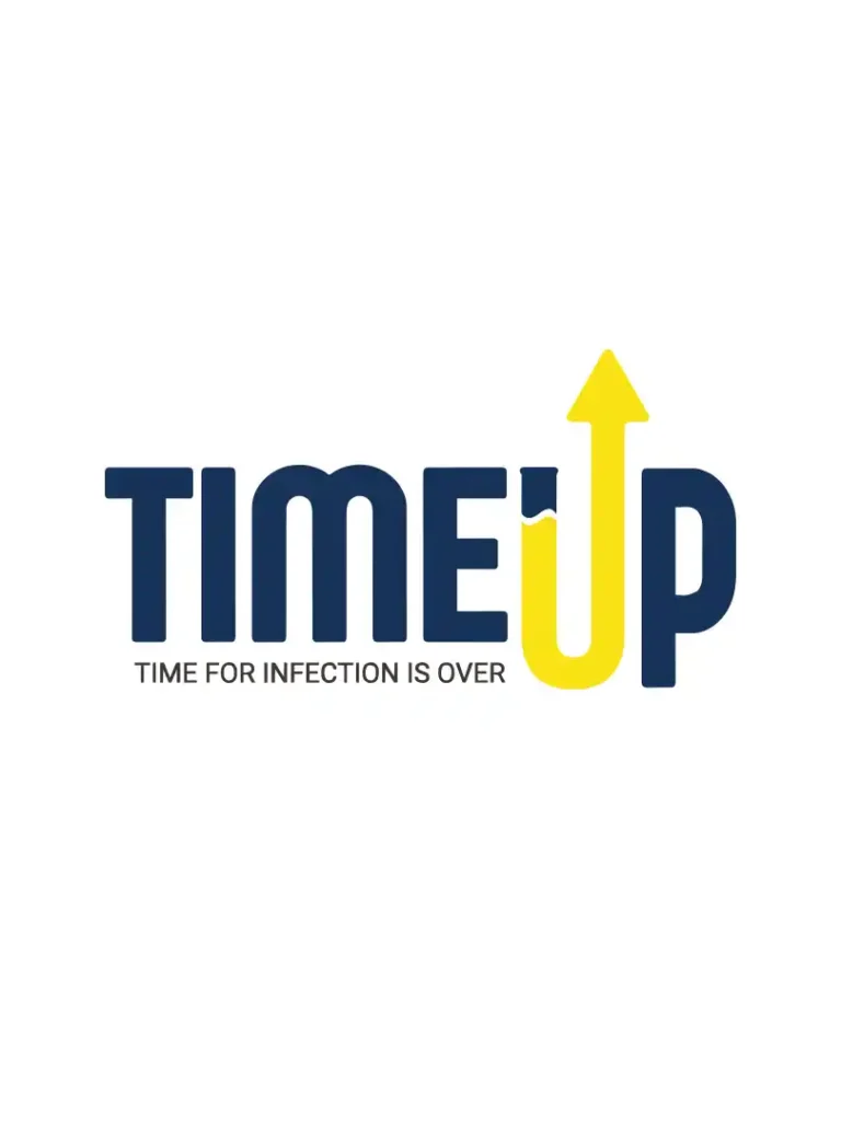 Logo branding of TimeUp