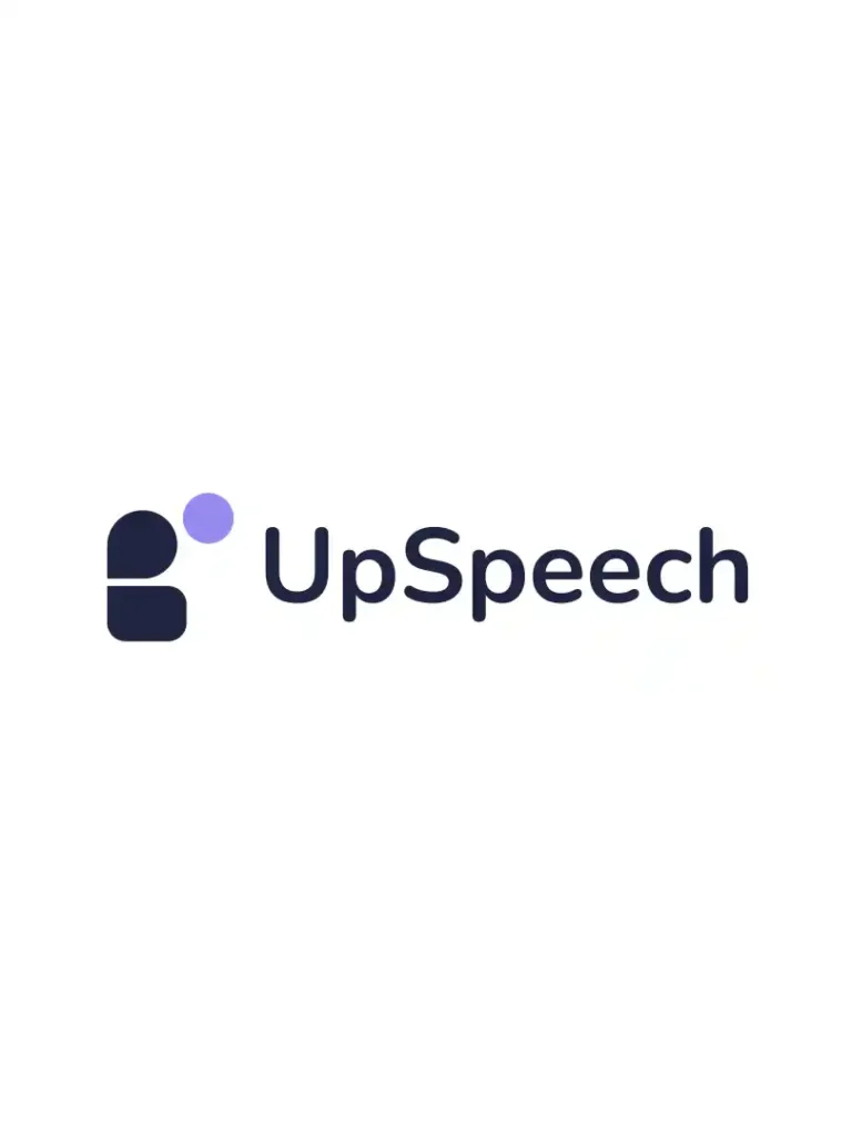 Logo branding of UpSpeech