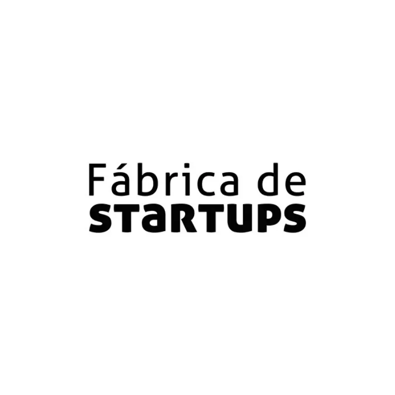 Logo branding of Fábrica de Startups