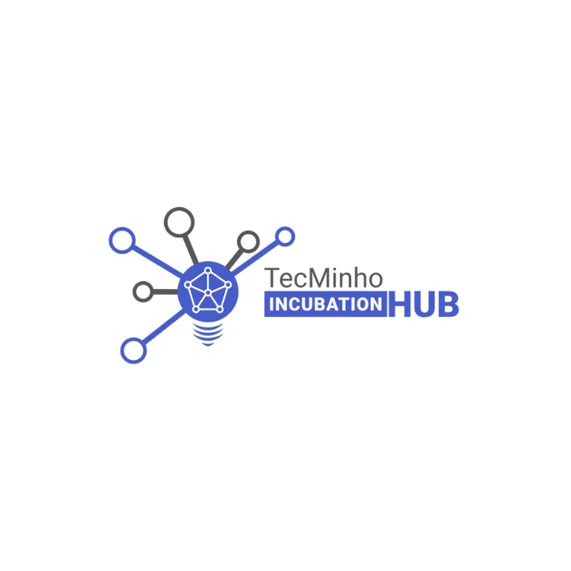 Logo branding of Tecminho Incubation Hub
